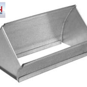 GV0056 8 in. x 20 in. 28 ga 45 Degree