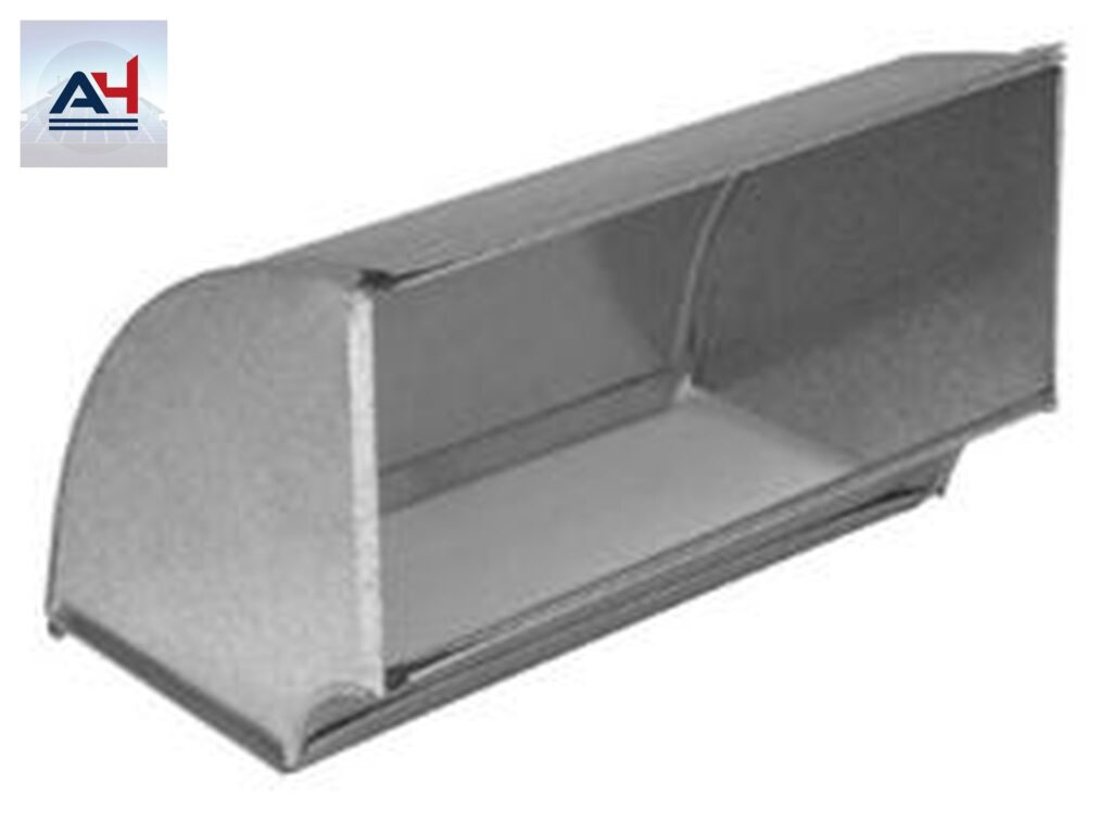 GV0071 8x20-Inch 28-Gauge 90-Degree Galvanized Steel Flat Elbow