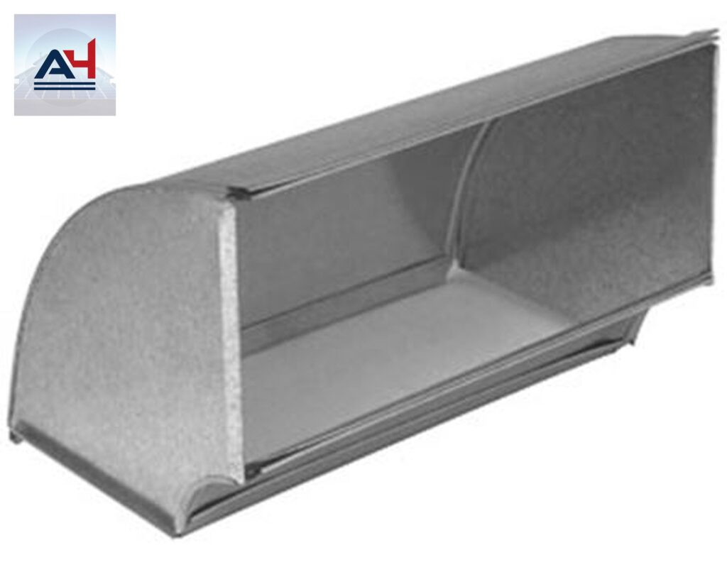 GV0072 8"X22"X90DEG 28GA GALV FLAT ELBOW