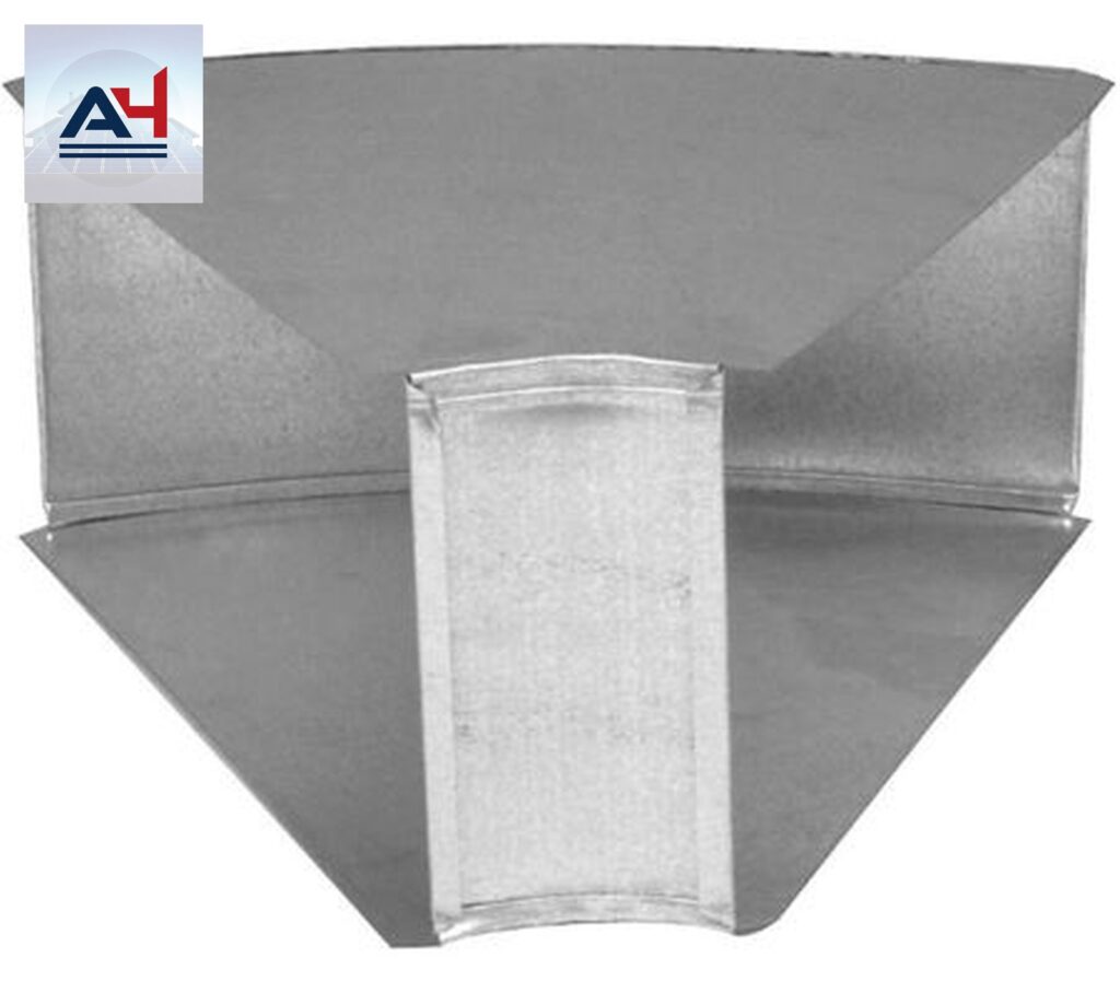 Galvanized Steel 45 Degree Side Elbow 8x18 Inch