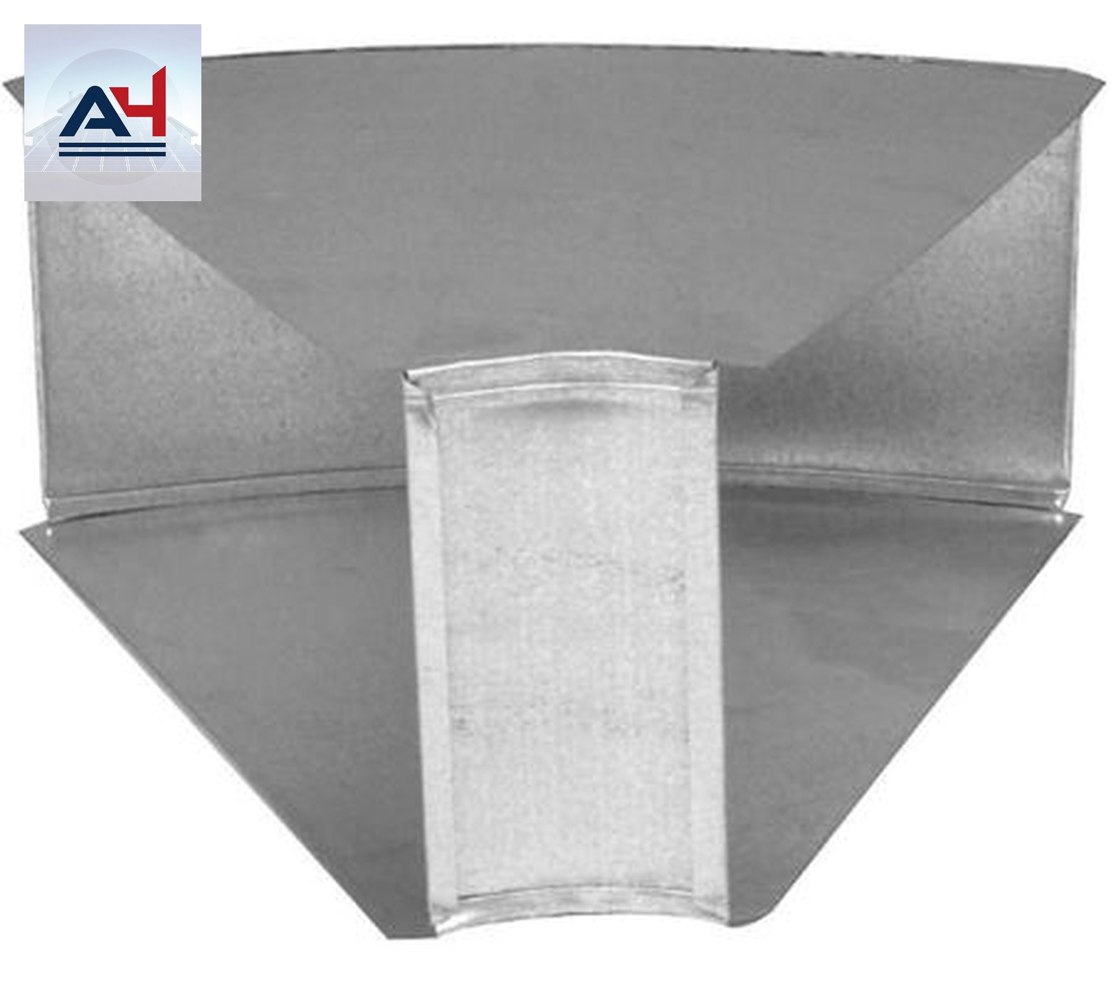 Galvanized Steel 45 Degree Side Elbow 8x18 Inch