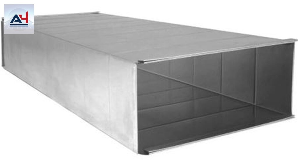 GV0237 8x16x48 Galvanized Steel Rectangular Trunk Duct with S&D Cleats