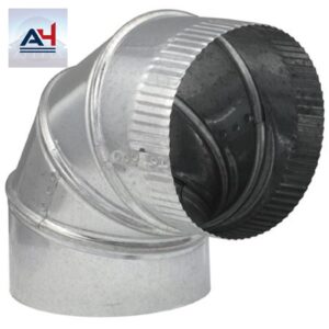 GV0294 6 in. 26 ga 90 Degree Round Adjustable Elbow