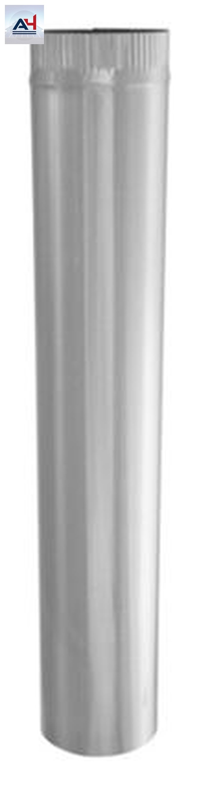 GV0362 4x60 Inch 30 Gauge Galvanized Round Duct Pipe - Image 2
