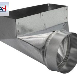 GV0612 3x10x5-Inch 90-Degree Angle Boot, 32 Gauge Galvanized Steel