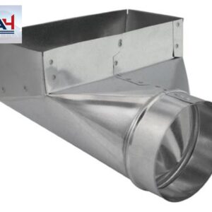 GV0614 4x10x5-Inch 32-Gauge Galvanized Steel 90 Degree Angle Boot