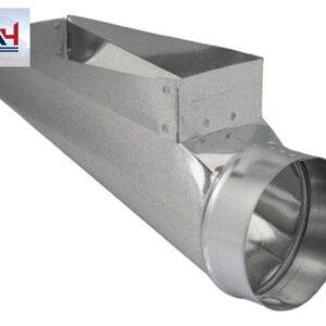 GV0658 4x10x5 in. 32 ga Galvanized Steel End Boot