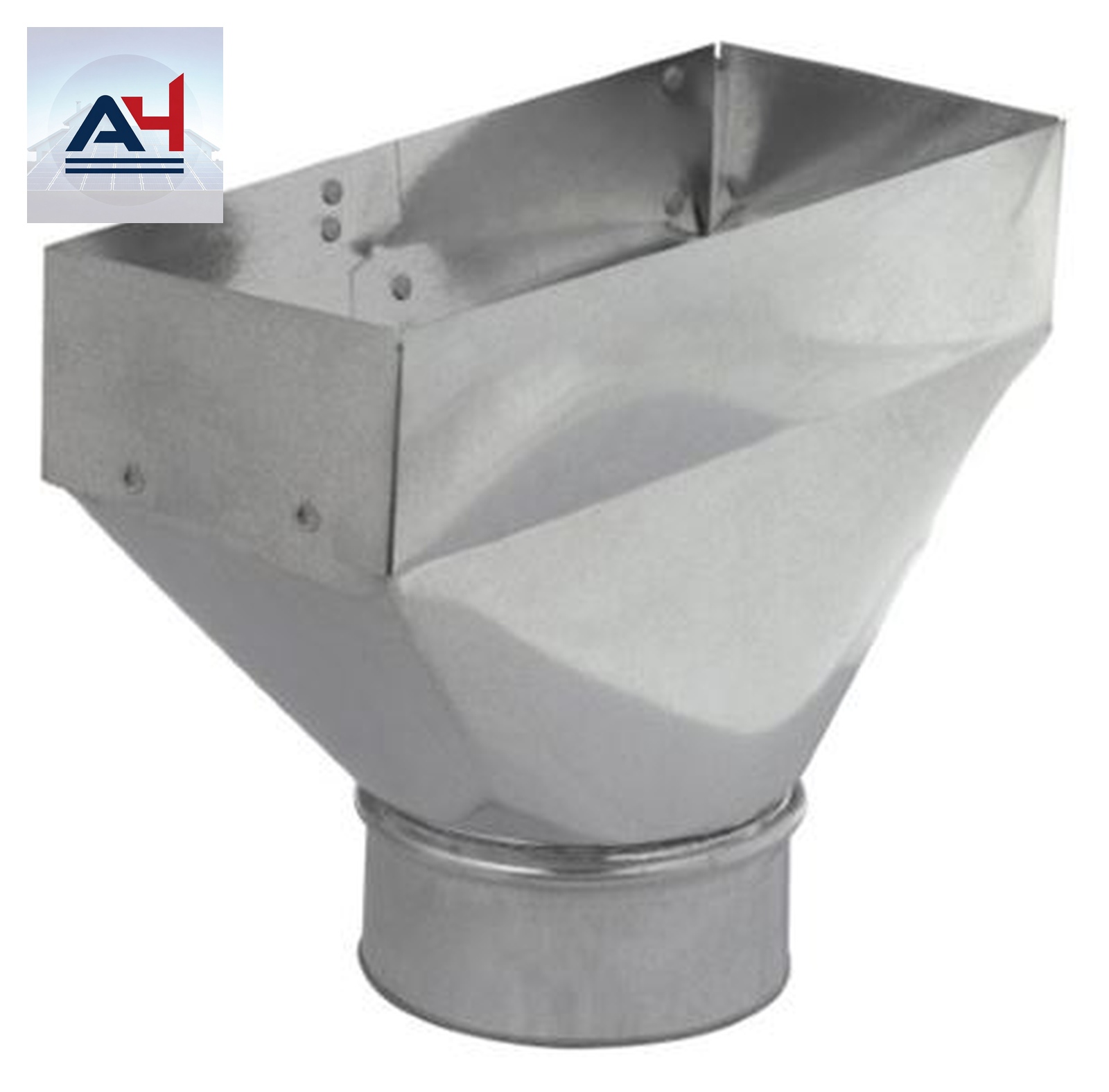 Imperial Manufacturing GV0682 4x10x3 Galvanized Straight Universal Boot