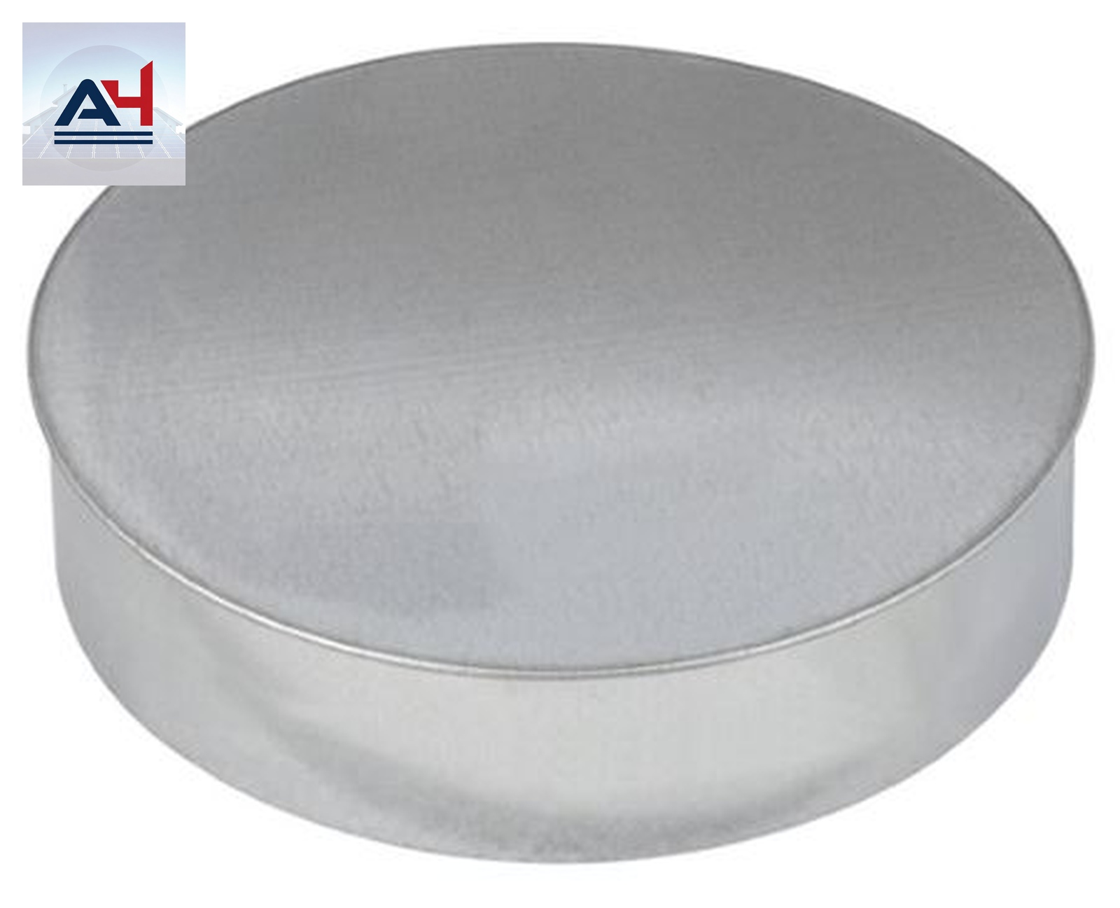 GV0730 14 in. 28 ga Galvanized Steel Round End Cap