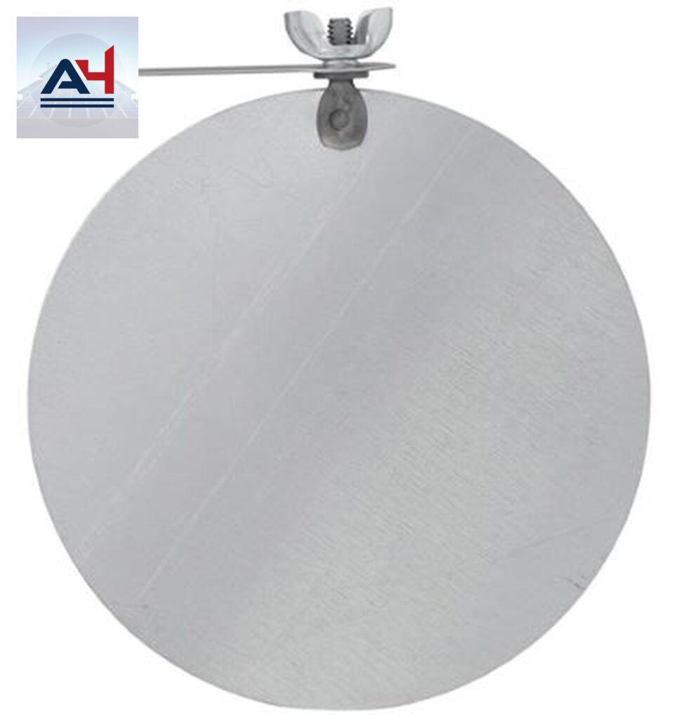 GV0751 6-Inch 26-Gauge Galvanized Steel Damper with Key