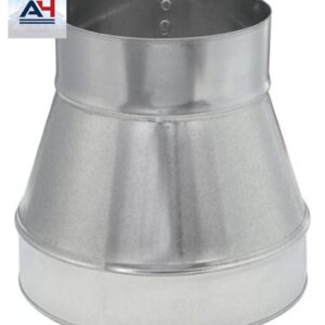 Galvanized Steel Duct Increaser Reducer 7 to 5 Inch