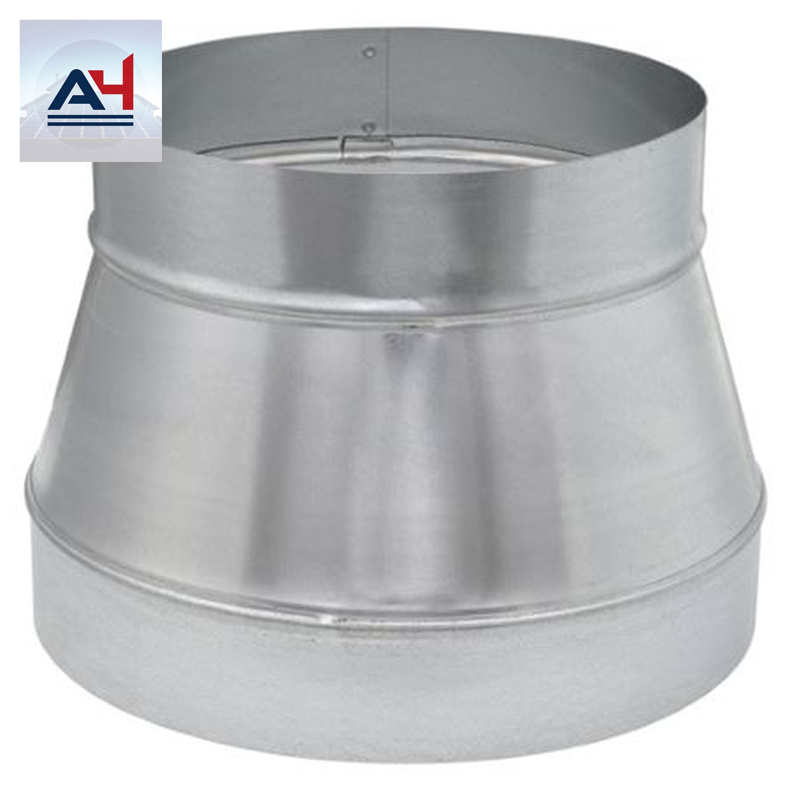 GV0798 10 in. - 8 in. 26 ga Galvanized Steel