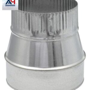 GV0810 5 to 4 Inch Galvanized Steel Duct Reducer