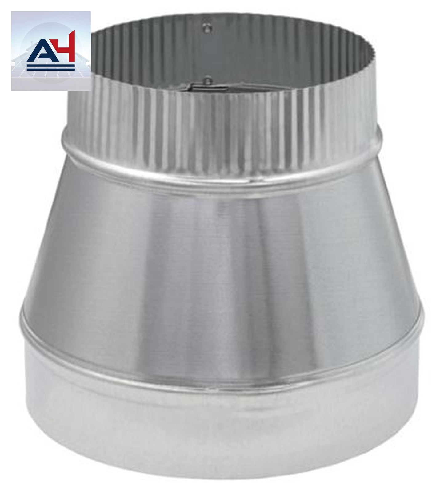 GV0830 10 in. - 8 in. 28 ga Galvanized Steel