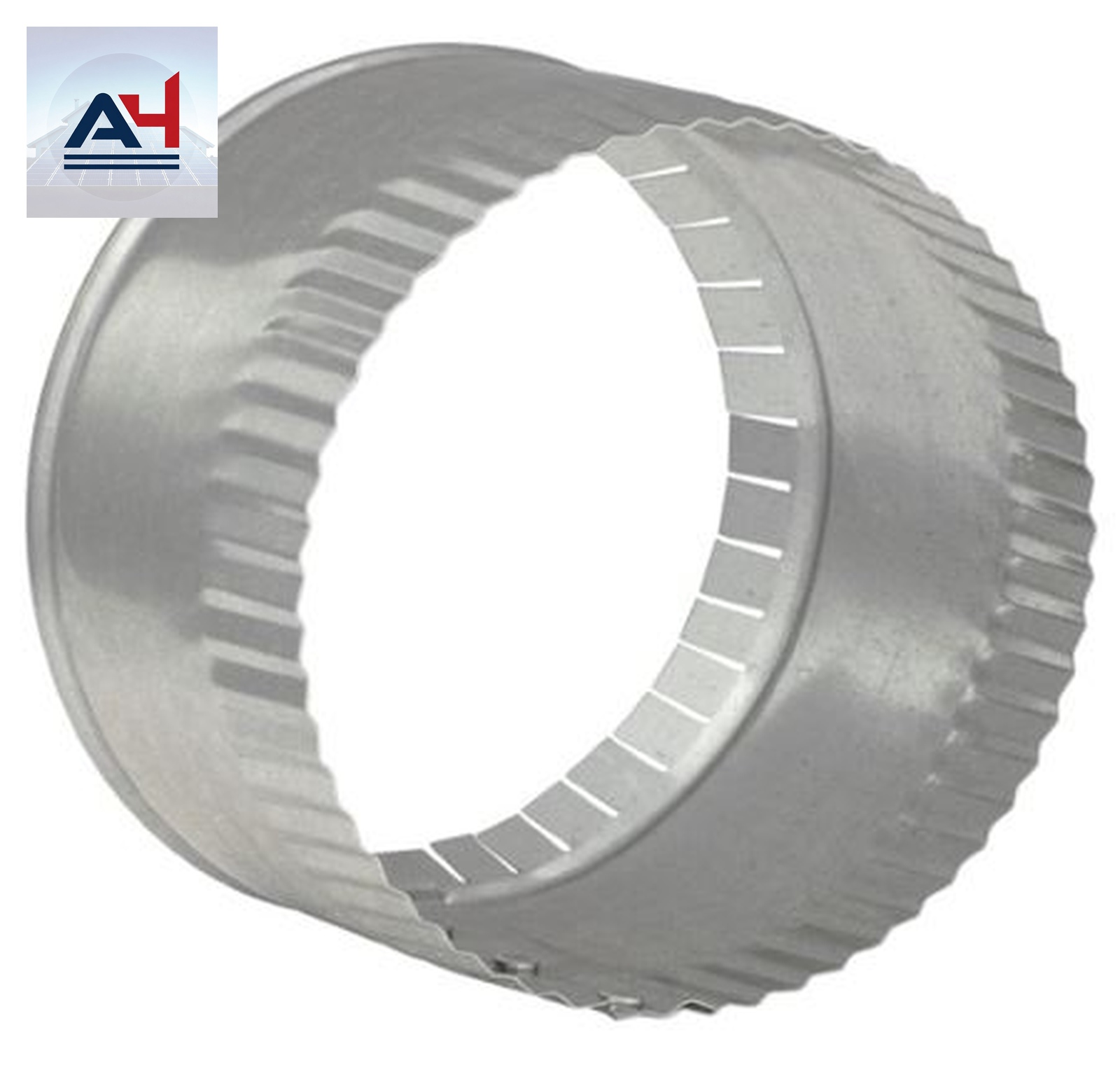 GV0841 5 in. 30 ga Galvanized Steel Round Collar