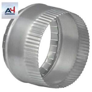 GV0843 6-Inch 30-Gauge Galvanized Steel Round Duct Collar