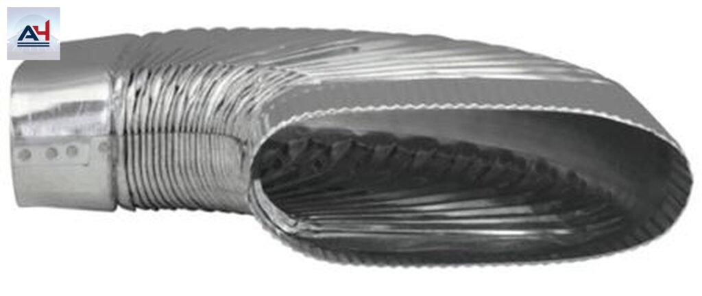 4 Inch 24 Gauge Galvanized Steel Spin Collar with Damper