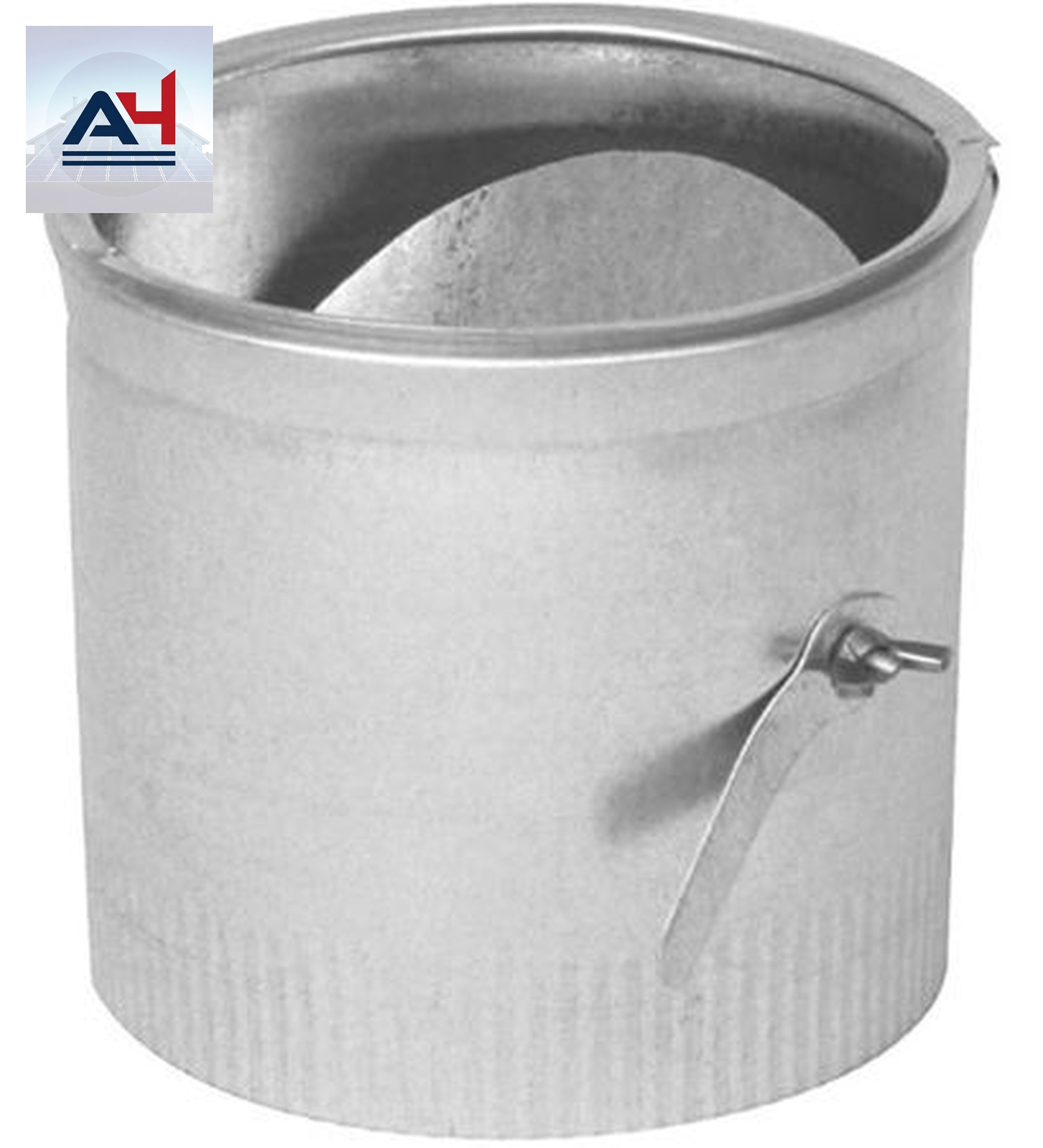 Imperial Manufacturing GV0857 10-Inch Galvanized Spin Collar with Damper