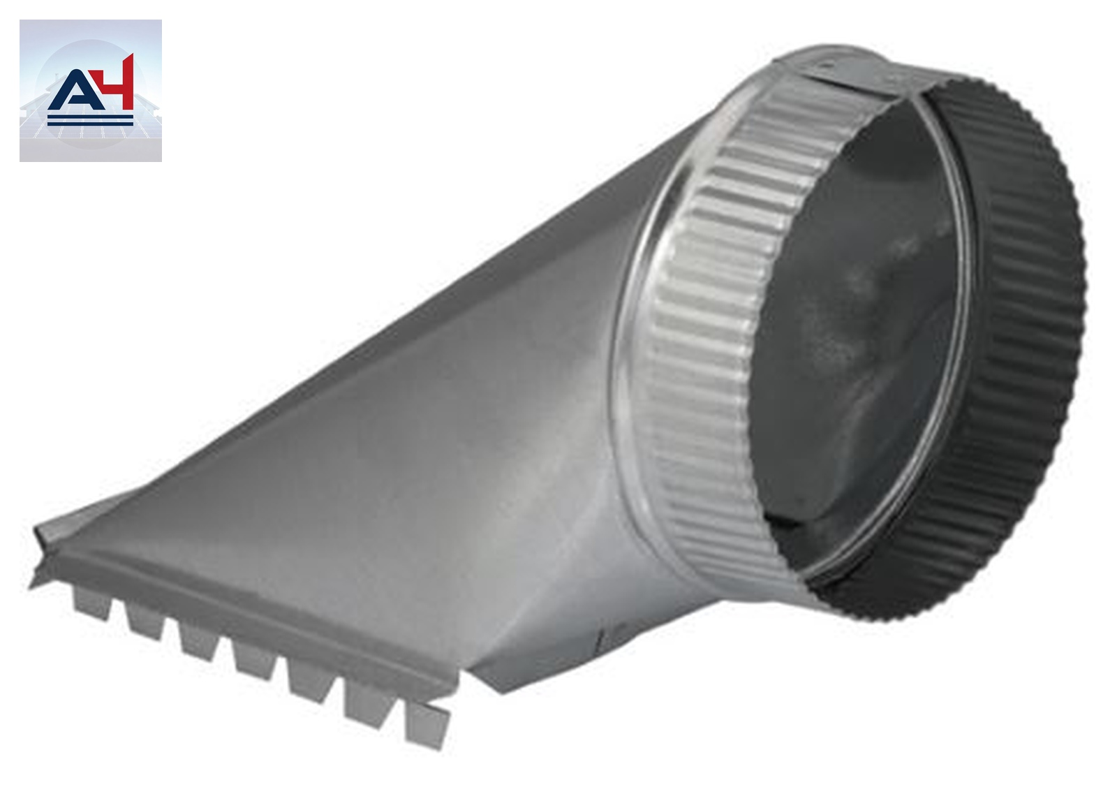 GV0971 7 in. 30 Gauge Galvanized Round Top Take Off