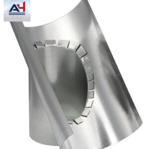 GV0980 5 Inch 28 Gauge Galvanized Round Wye Saddle