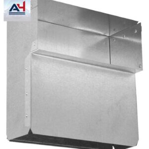 GV1152 Galvanized Steel Round to Rectangular Stackhead