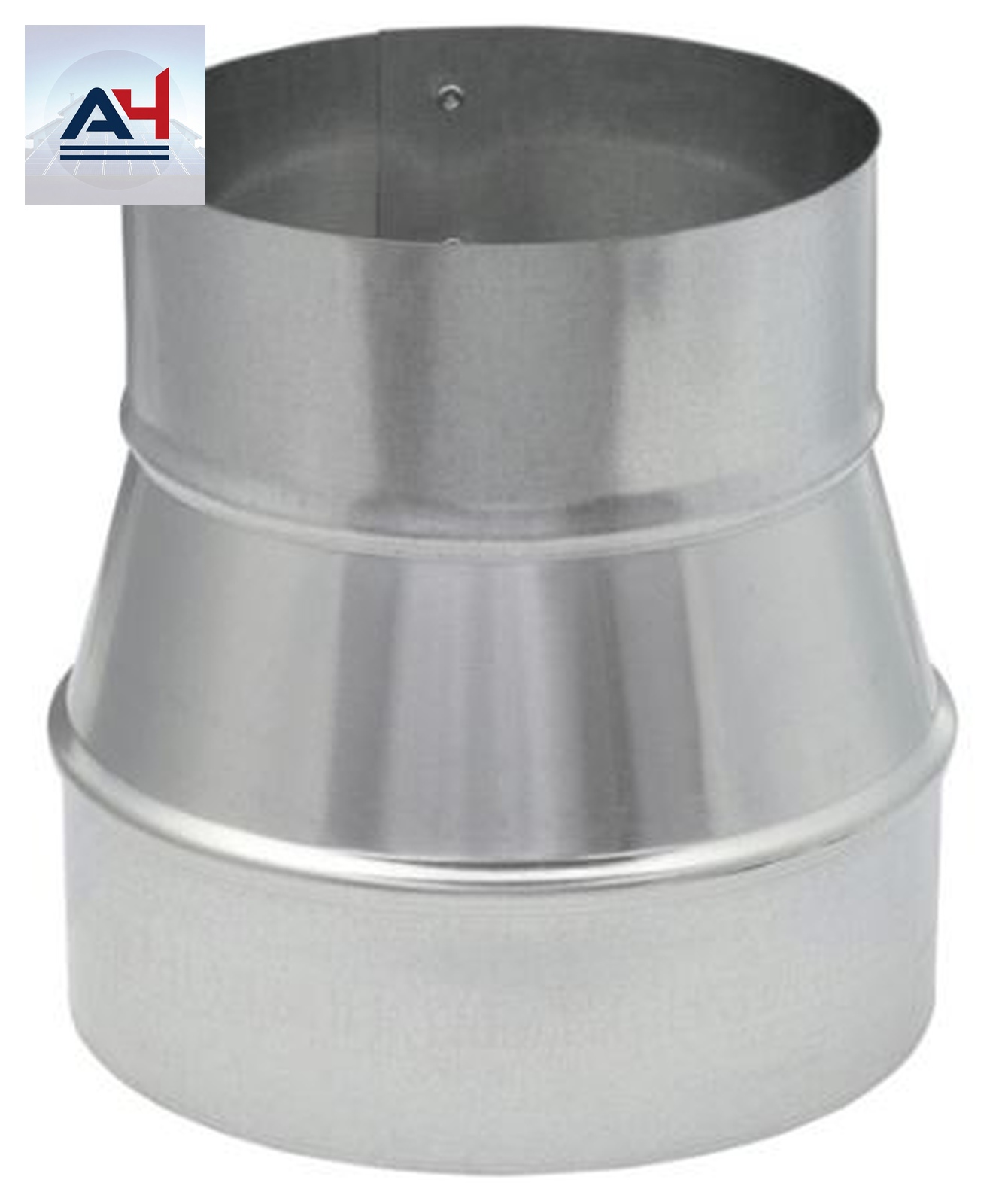 GV1200 6-to-5-Inch 26-Gauge Galvanized Duct Increaser Reducer
