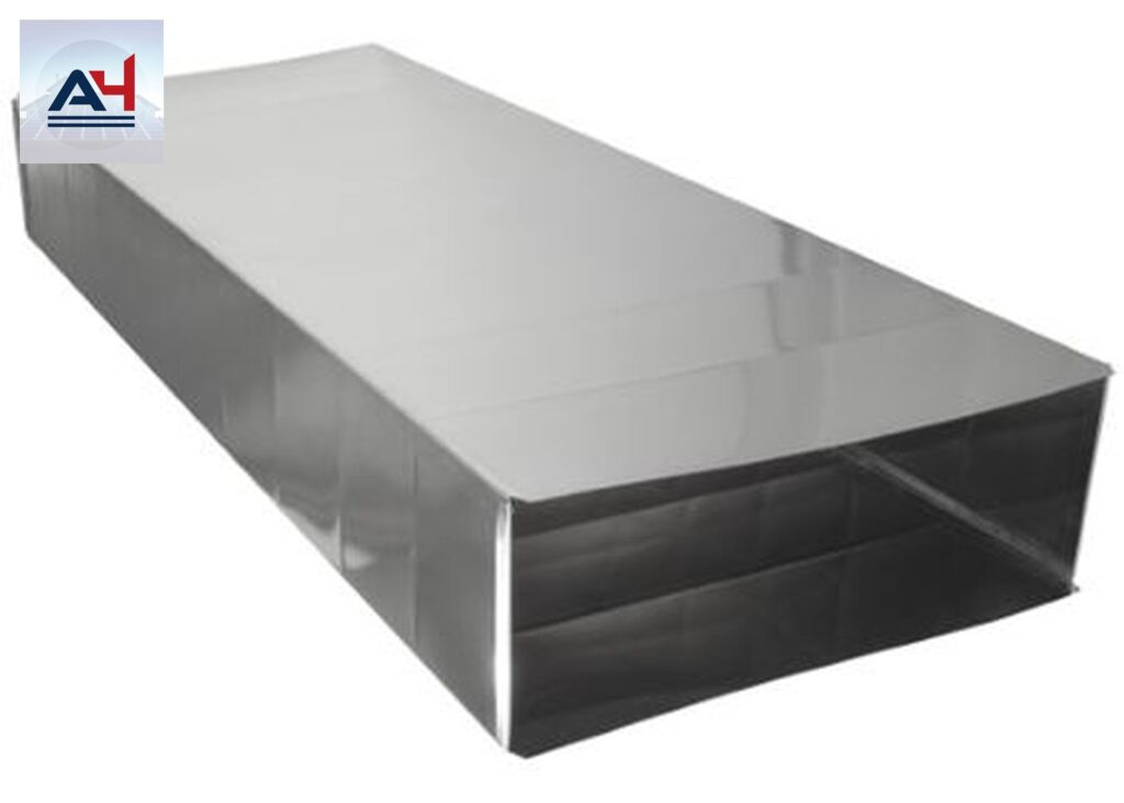 GV1214 8x8x48 30ga Galvanized Steel Rectangular Trunk Duct