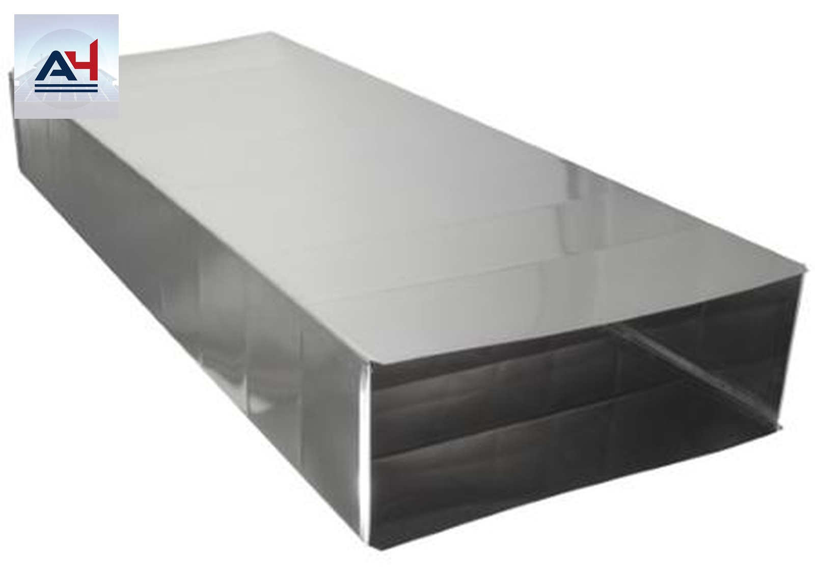 GV1214 8x8x48 30ga Galvanized Steel Rectangular Trunk Duct