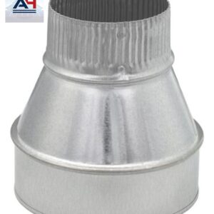 GV1344 6 to 4 Inch Galvanized Steel Duct Reducer