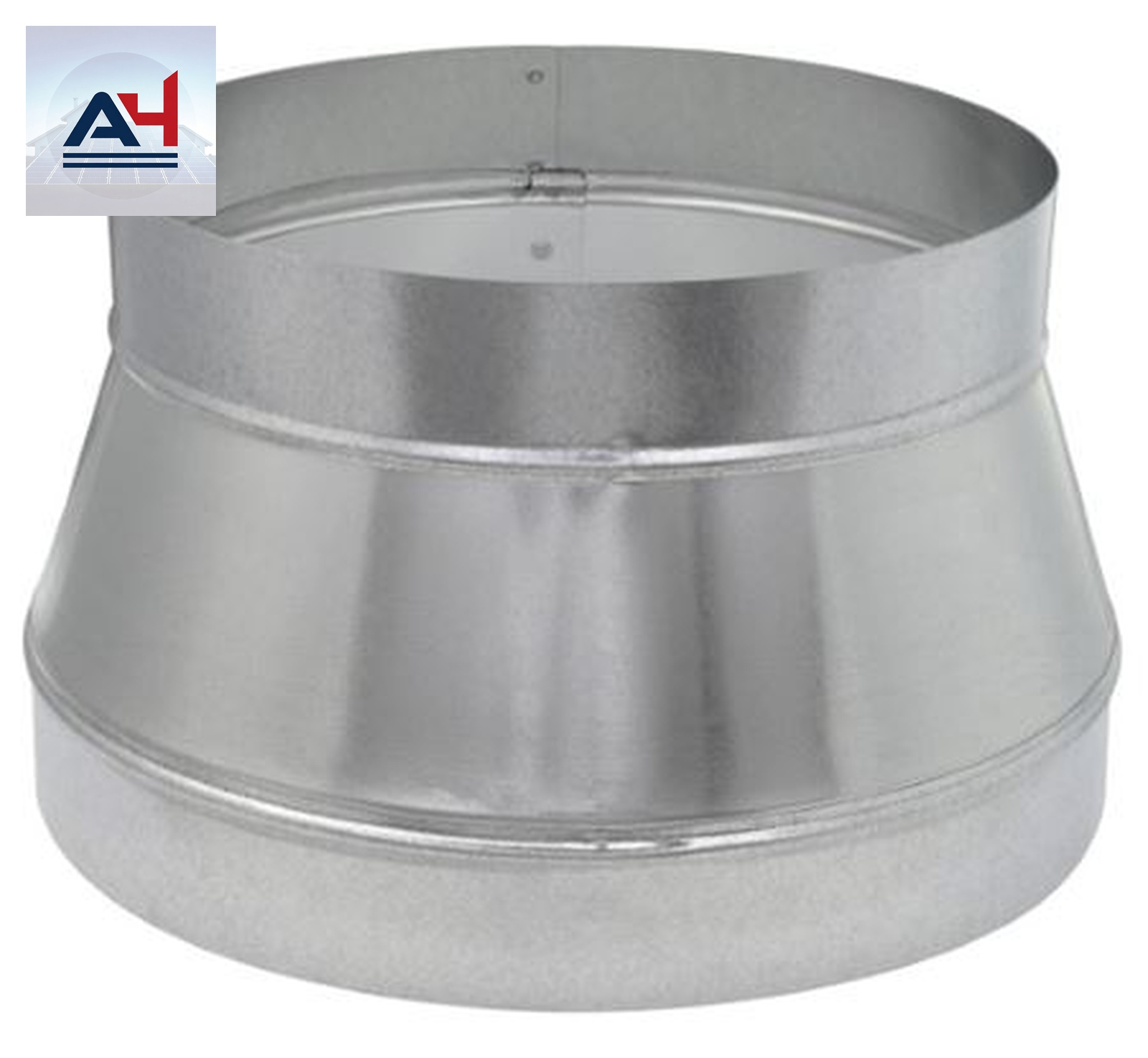 GV1421 12 in. - 10 in. 26 ga Galvanized Steel