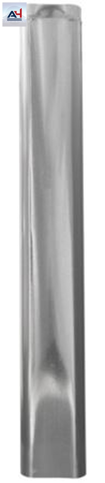 GV2089 5x100 Inch 32 Gauge Galvanized Steel Oval Duct