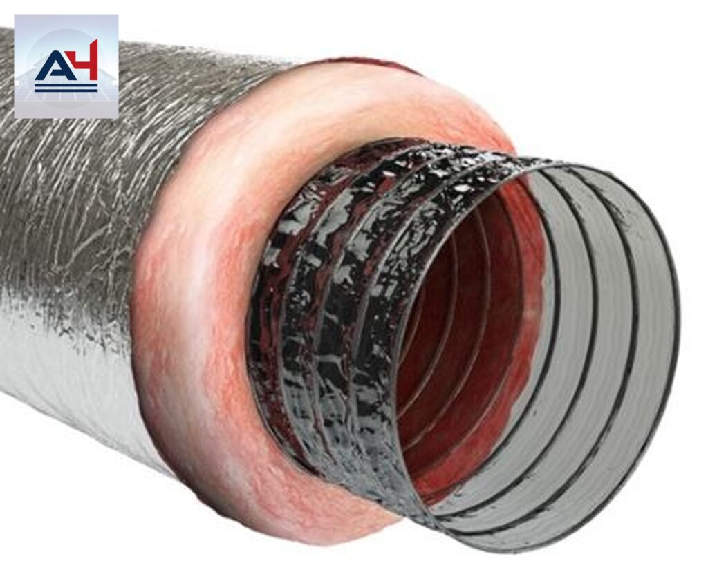 MEA 6"x25' R8.0 Insulated Flexible HVAC Air Duct