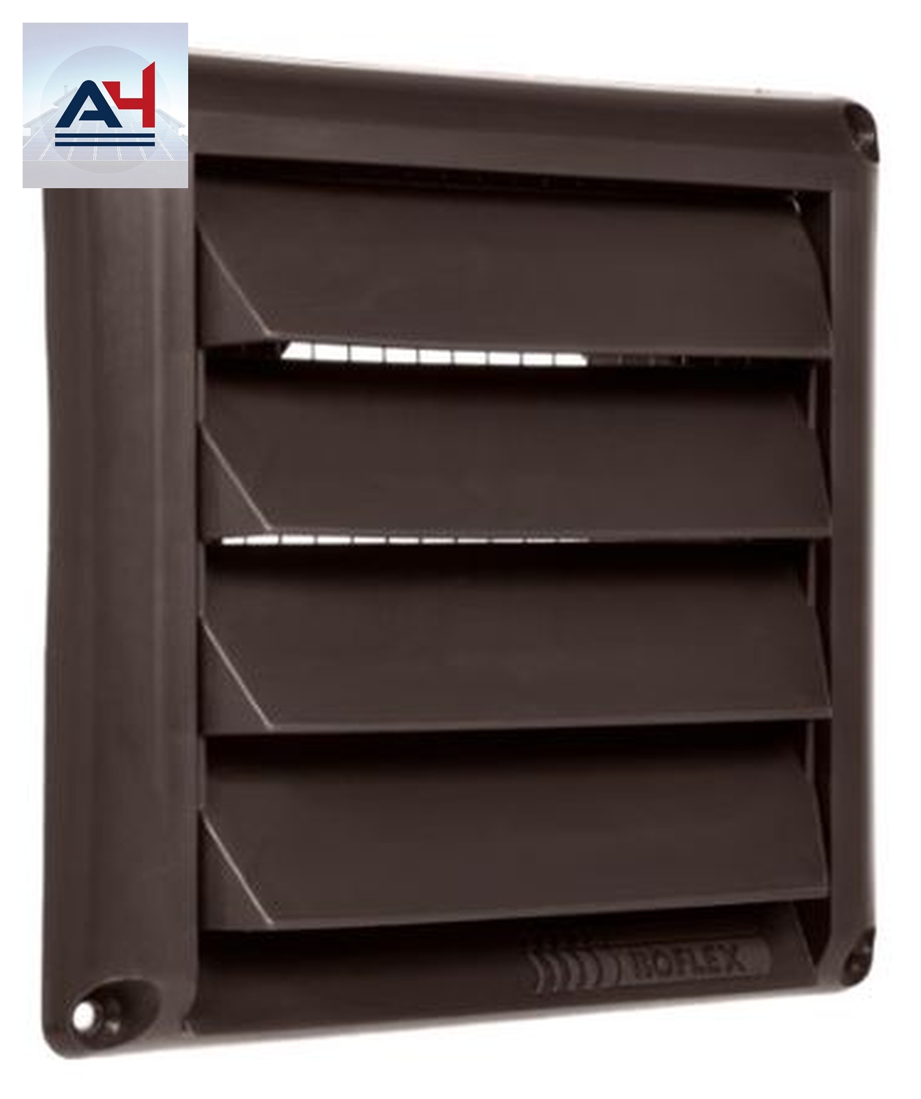 Imperial Manufacturing PA-4B 4 in. Boflex Plastic Air Intake Cap, Brown