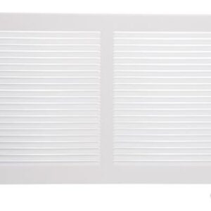 Imperial RG0013 10x8 Painted Steel Baseboard Grille White