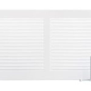 Imperial RG0077 24x6 White Painted Steel Baseboard Grille