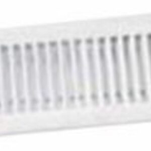 Imperial RG0132 4x10 White Steel Louvered Ceiling Register