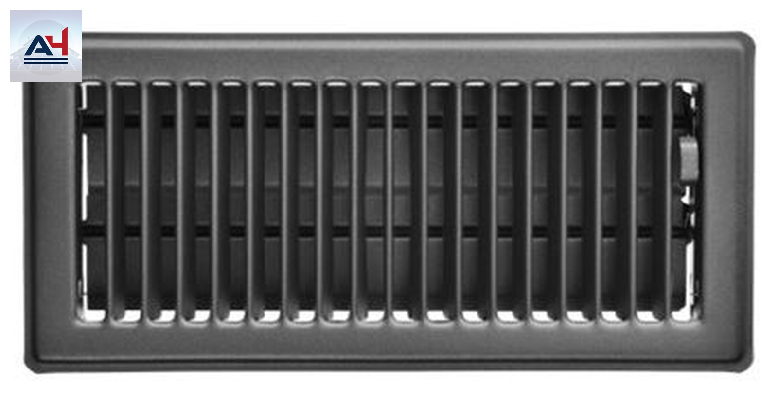 Imperial RG0241 Painted Steel Louvered Floor Register 4x10