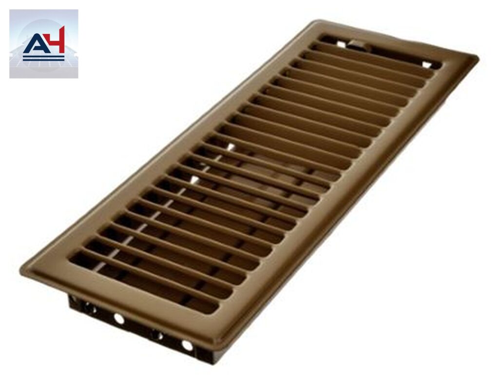 Imperial RG0257 4x12 Brown Painted Steel Floor Register