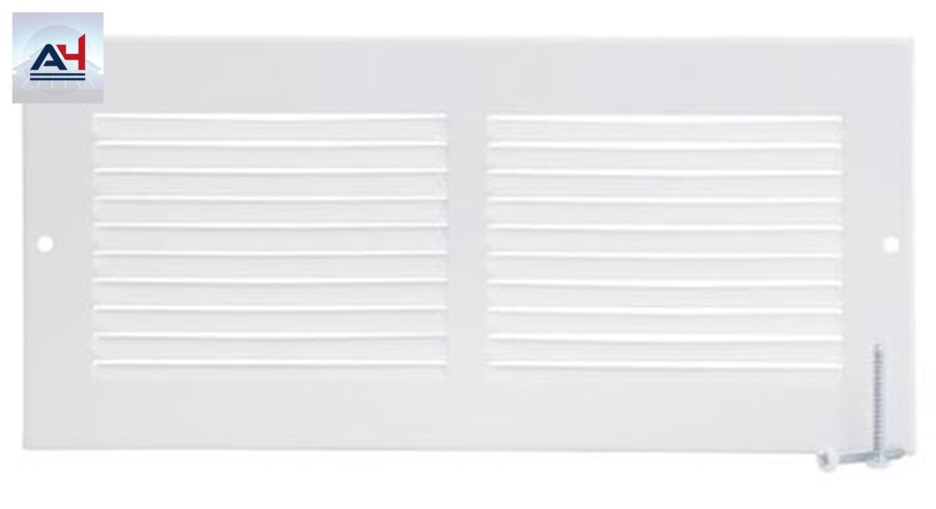 Imperial Manufacturing RG0341 Steel Sidewall Grille 10x4 White
