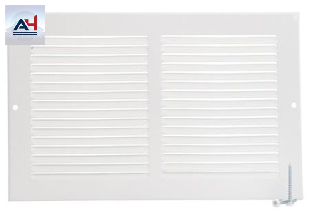 12x12 Inch White Sidewall Grille for HVAC