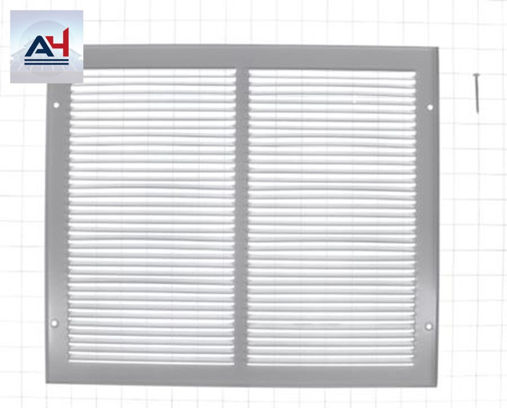 Imperial RG0401 Painted Steel Sidewall Grille White 14x12
