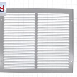 Imperial RG0401 Painted Steel Sidewall Grille White 14x12