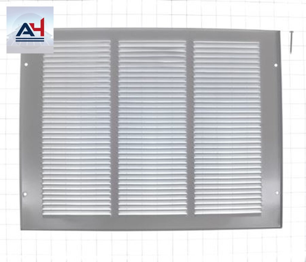 Imperial RG0435 Painted Steel Sidewall Grille White 16x12 Bulk