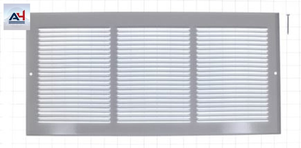 Imperial RG0474 18x8 Painted Steel Sidewall Grille White