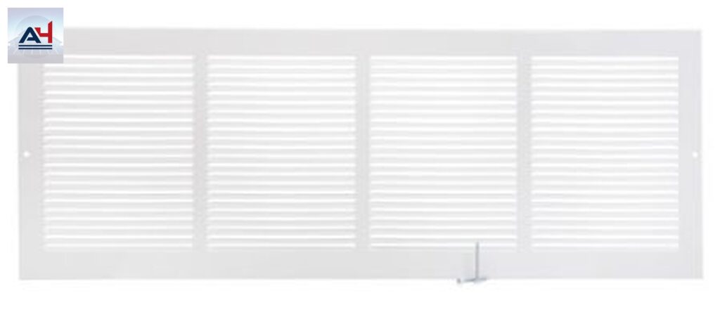Imperial Manufacturing RG0502 24x12 Steel Sidewall Grille White