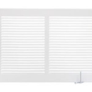 Imperial Manufacturing RG0502 24x12 Steel Sidewall Grille White