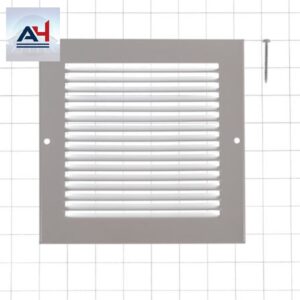 Imperial RG0553 6x6 Painted Steel Sidewall Grille White