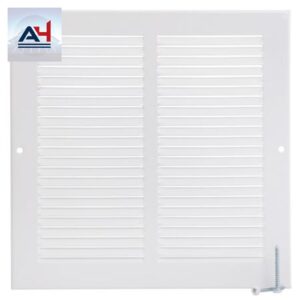 Imperial Manufacturing 8x8 Painted Steel Sidewall Grille White