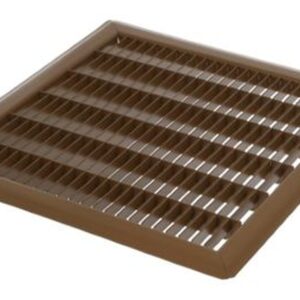 Imperial RG0620 10x10 Brown Painted Steel Floor Return Grille