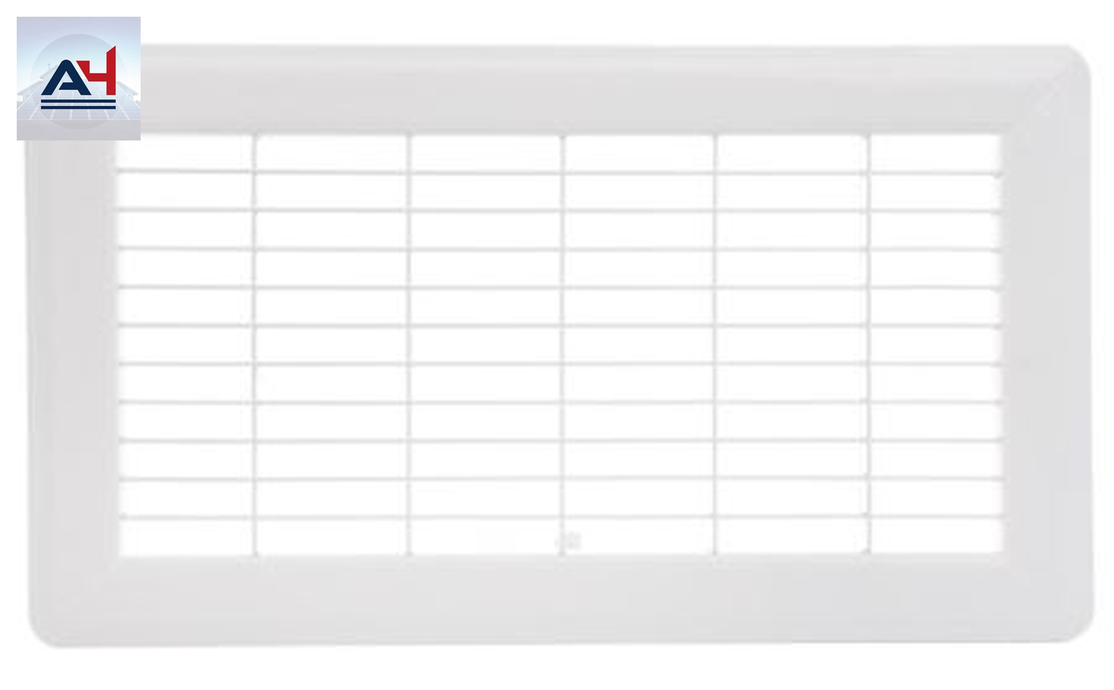 Imperial RG1114 6x12 White Painted Steel Floor Return Air Grille